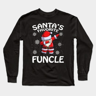 Santas Favorite Funcle Christmas Long Sleeve T-Shirt